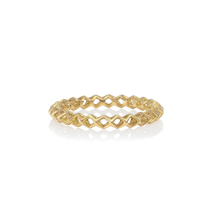 Adder Band Ring - 18ct Yellow Gold